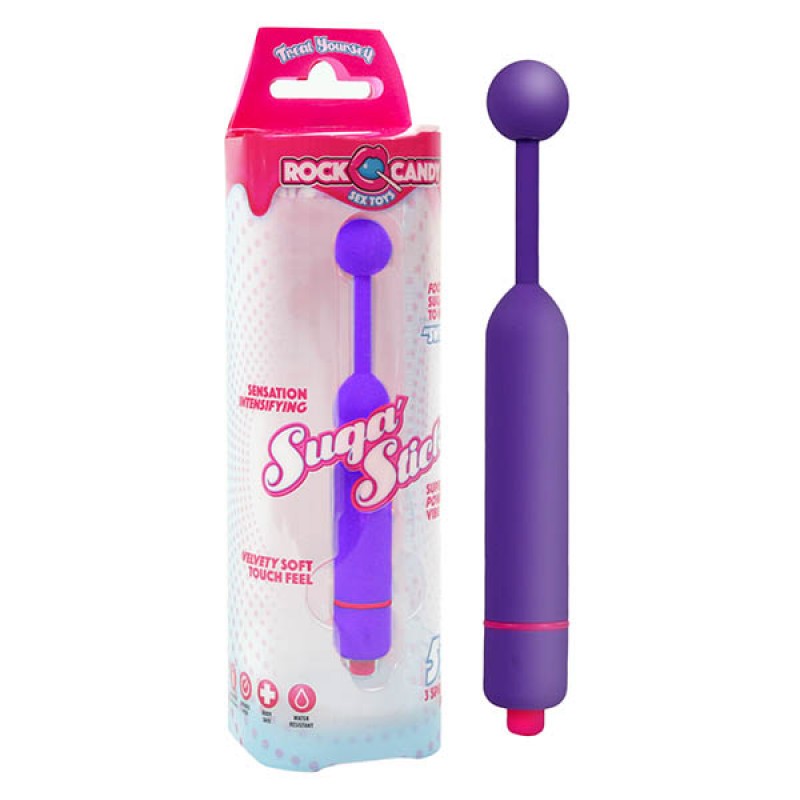 Rock Candy Sugar Stick - Jelly Bean Purple